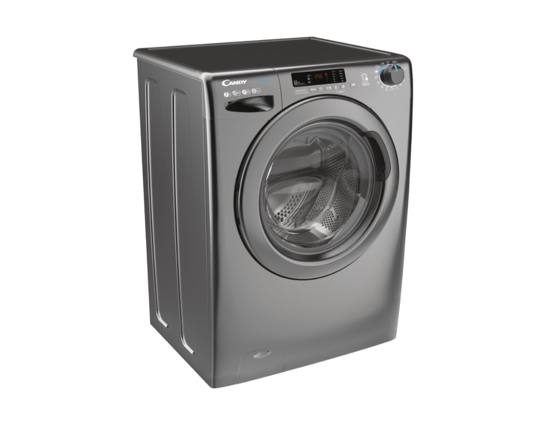 Candy Washing Machine | CS 1272DRRE/1-S | Energy efficiency class D | Front loading | Washing capacity 7 kg | 1200 RPM | Depth 49 cm | Width 60 cm | Display | LCD | Anthracite - Image 3