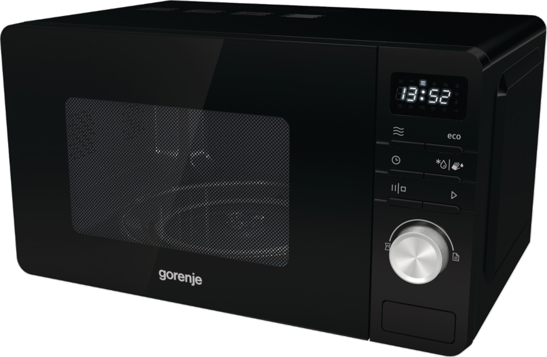 Gorenje Microwave Oven | MO20A3B | Free standing | 20 L | 800 W | Black - Image 4