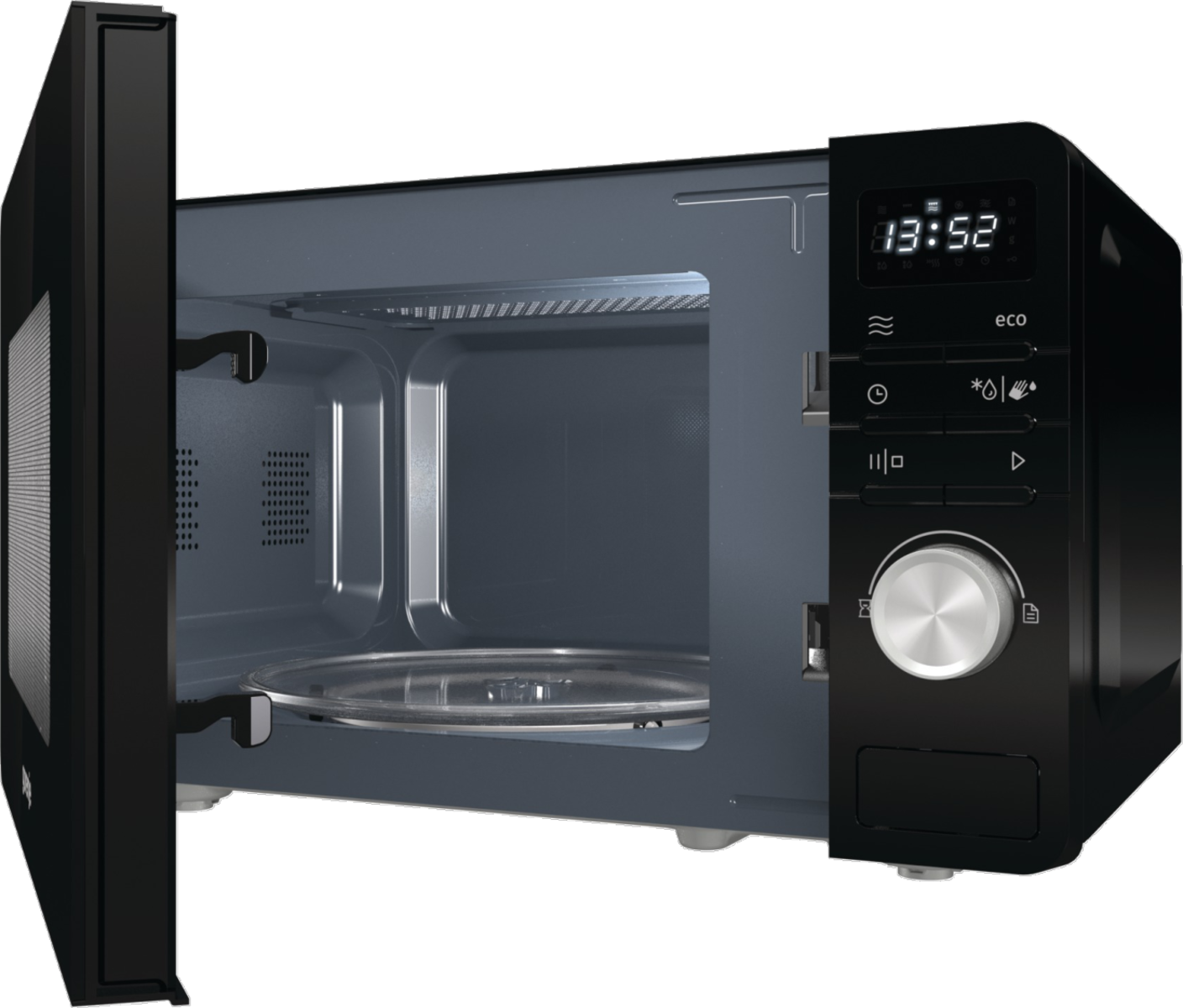 Gorenje Microwave Oven | MO20A3B | Free standing | 20 L | 800 W | Black - Image 5
