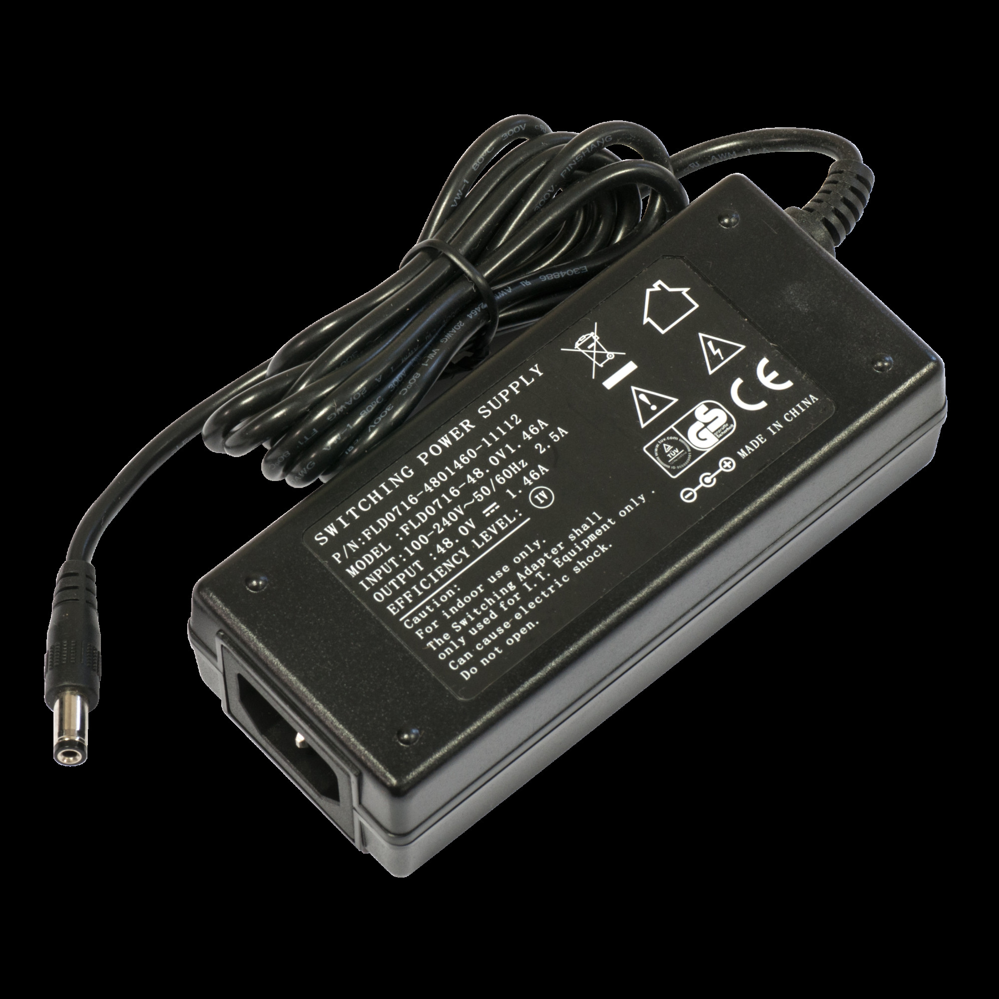 MikroTik 48V 1.46A 70W Power Adapter and Power plug | 48POW