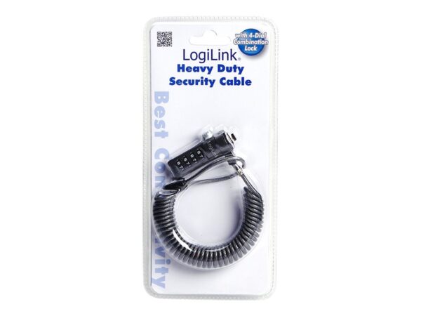 Logilink NBS004,  Notebook Coil Cable Lock, black - Image 5
