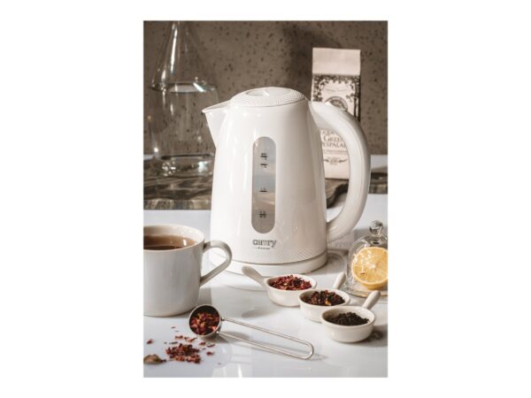 Camry | Kettle | CR 1254 | Standard | 2200 W | 1.7 L | Plastic | 360° rotational base | White - Image 8