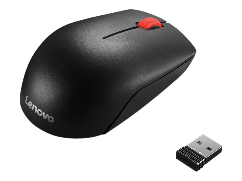 Lenovo | Mouse | Essential Compact | Standard | Wireless | Black - Image 2