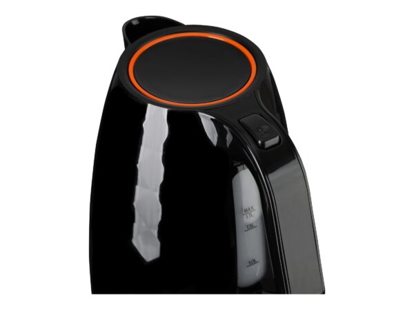 Adler | Kettle | AD 1277 | Standard | 2200 W | 1.7 L | Plastic | 360° rotational base | Black - Image 3