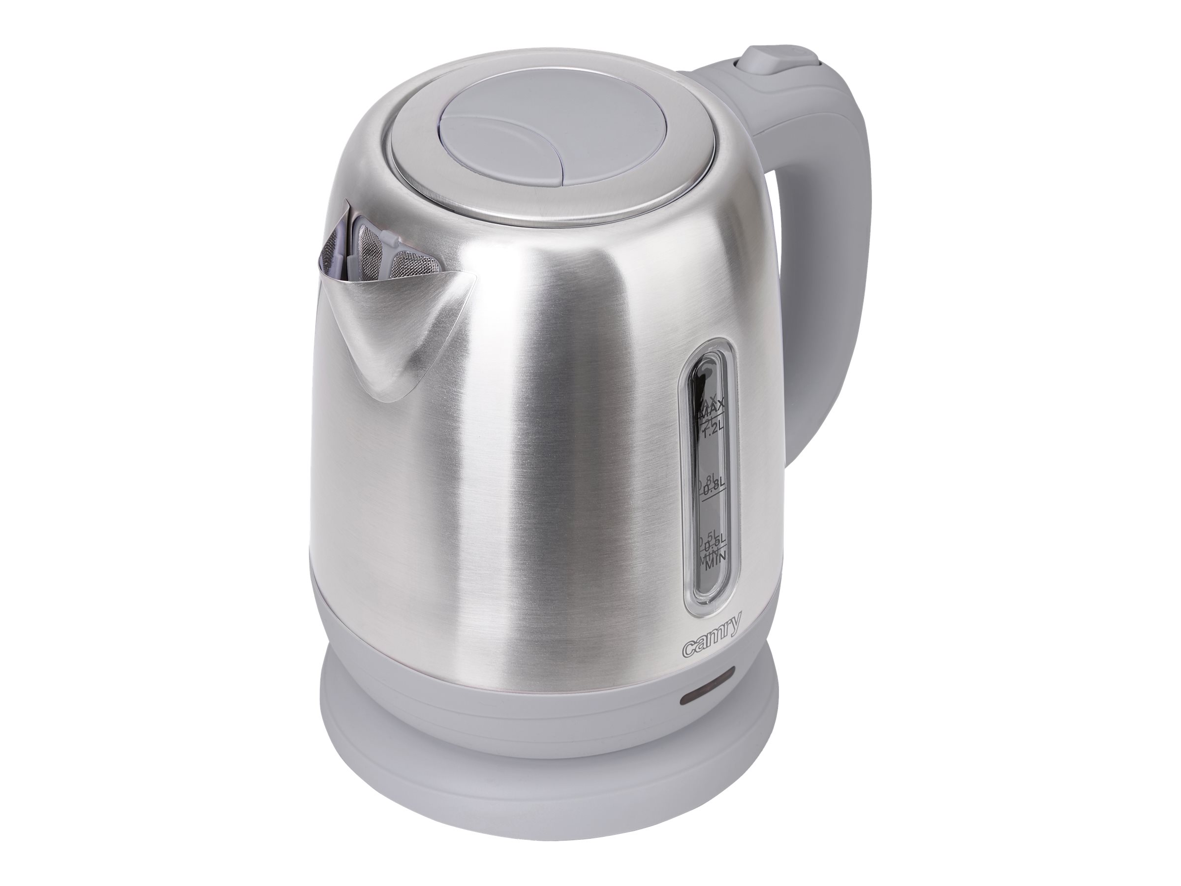 Camry | Kettle | CR 1278 | Standard | 1630 W | 1.2 L | Stainless steel | 360° rotational base | Stainless steel - Image 3