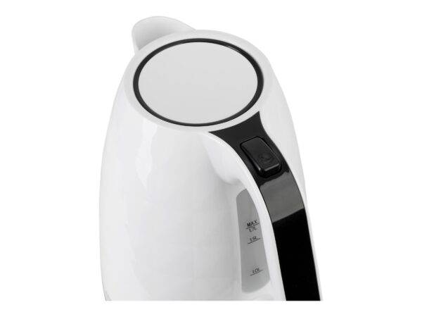 Adler | Kettle | AD 1277 | Standard | 2200 W | 1.7 L | Plastic | 360° rotational base | White - Image 4