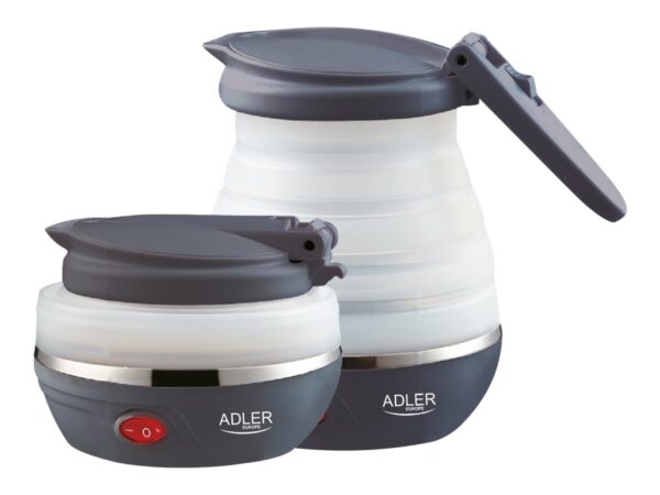 Adler | Travel kettle | AD 1279 | Electric | 750 W | 0.6 L | Silicon | White - Image 7