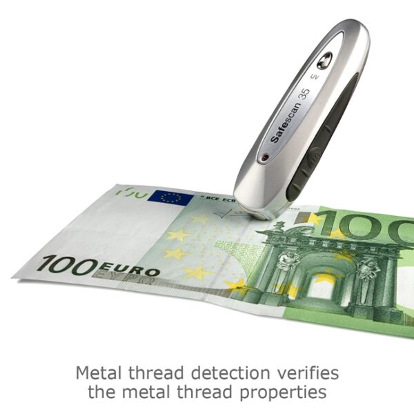 SAFESCAN | 35 | Grey | Suitable for Banknotes, ID documents | Number of detection points 3 - Image 4