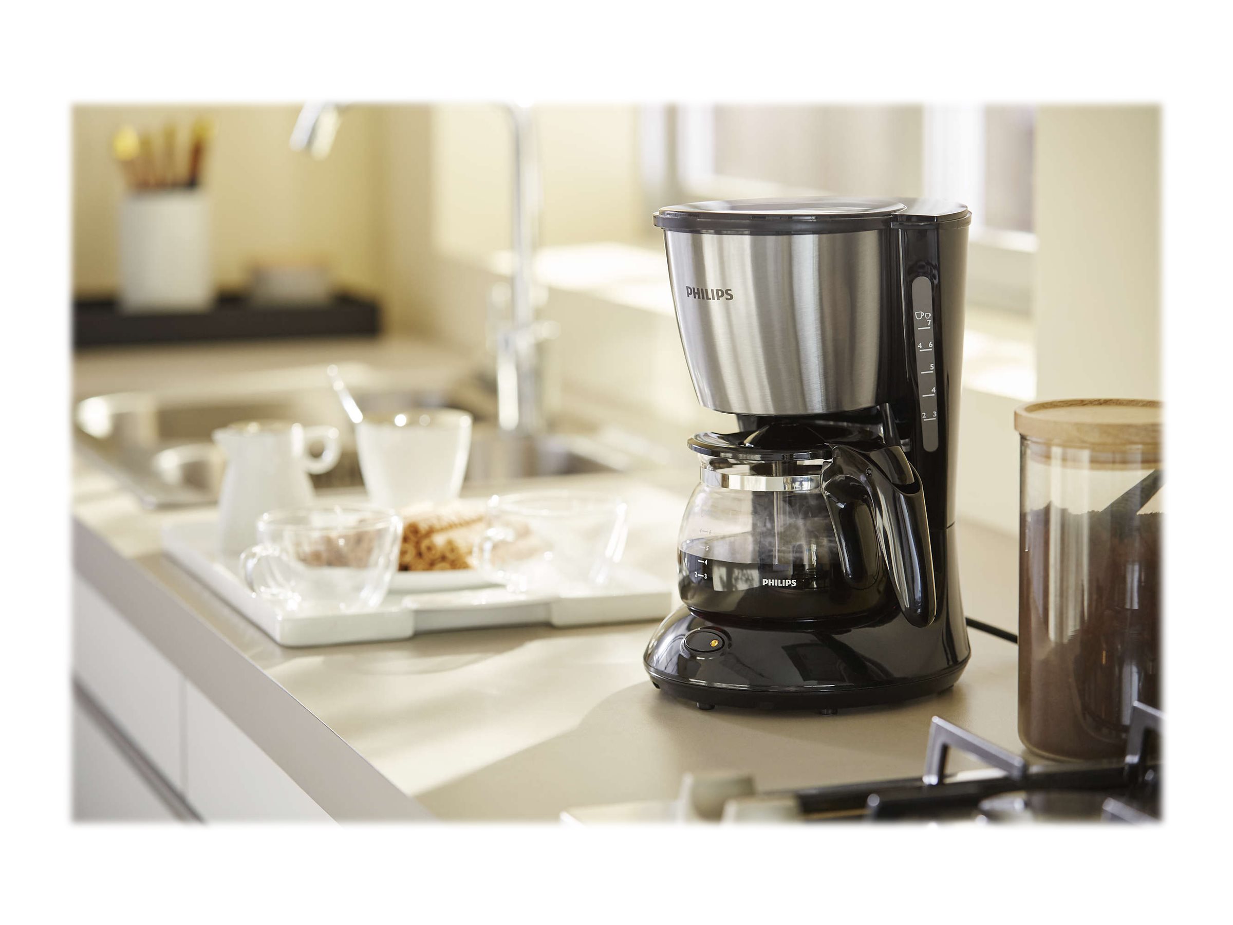 Philips | Daily Collection Coffee maker | HD7435/20 | Drip | 700 W | Black - Image 4
