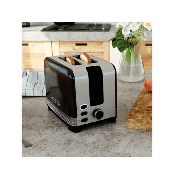 ETA | Storio Toaster | ETA916690020 | Power 930 W | Housing material Stainless steel | Black - Image 6