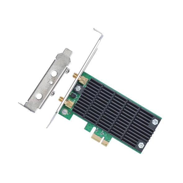 TP-LINK Archer T4E Dual Band PCI Express Adapter 2.4GHz/5GHz, 802.11ac, 300+867 Mbps, 2xDetachable antennas - Image 2