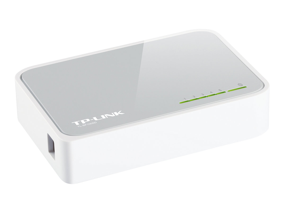 TP-LINK | Switch | TL-SF1005D | Unmanaged | Desktop | 10/100 Mbps (RJ-45) ports quantity 5 | Power supply type External | 36 month(s) - Image 3