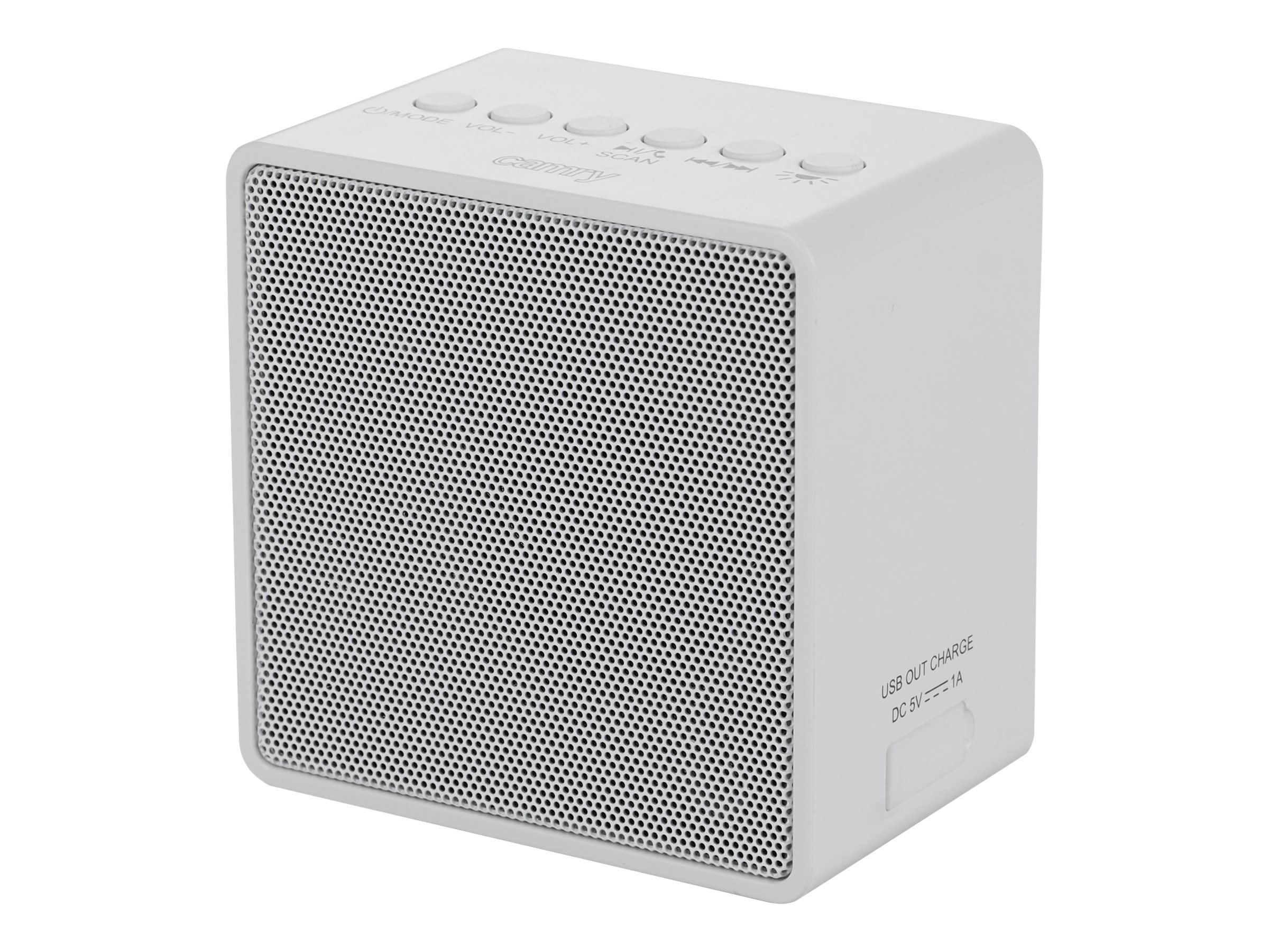 Camry | Compact bluetooth radio | CR 1165 | White - Image 2