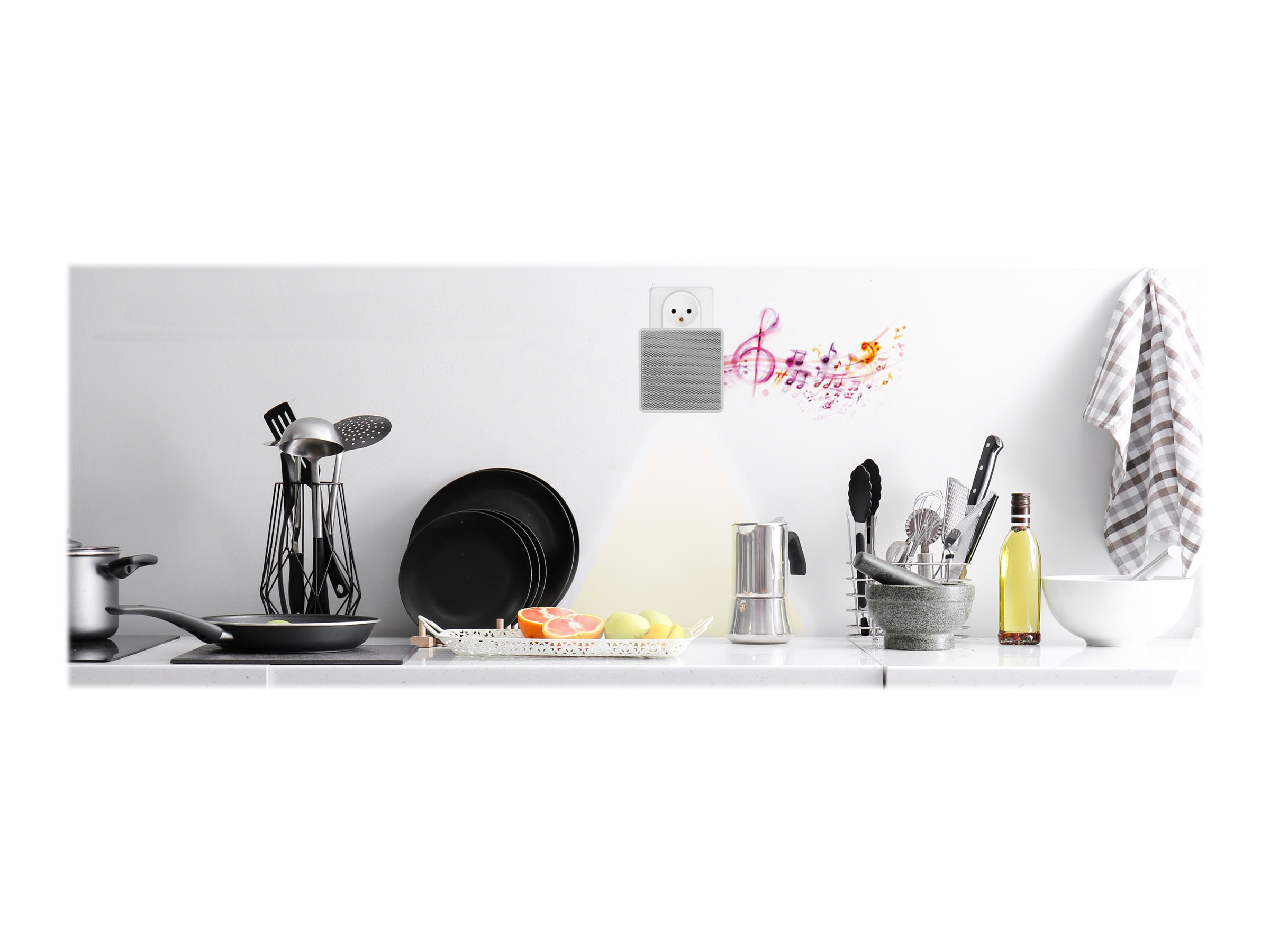 Camry | Compact bluetooth radio | CR 1165 | White - Image 9