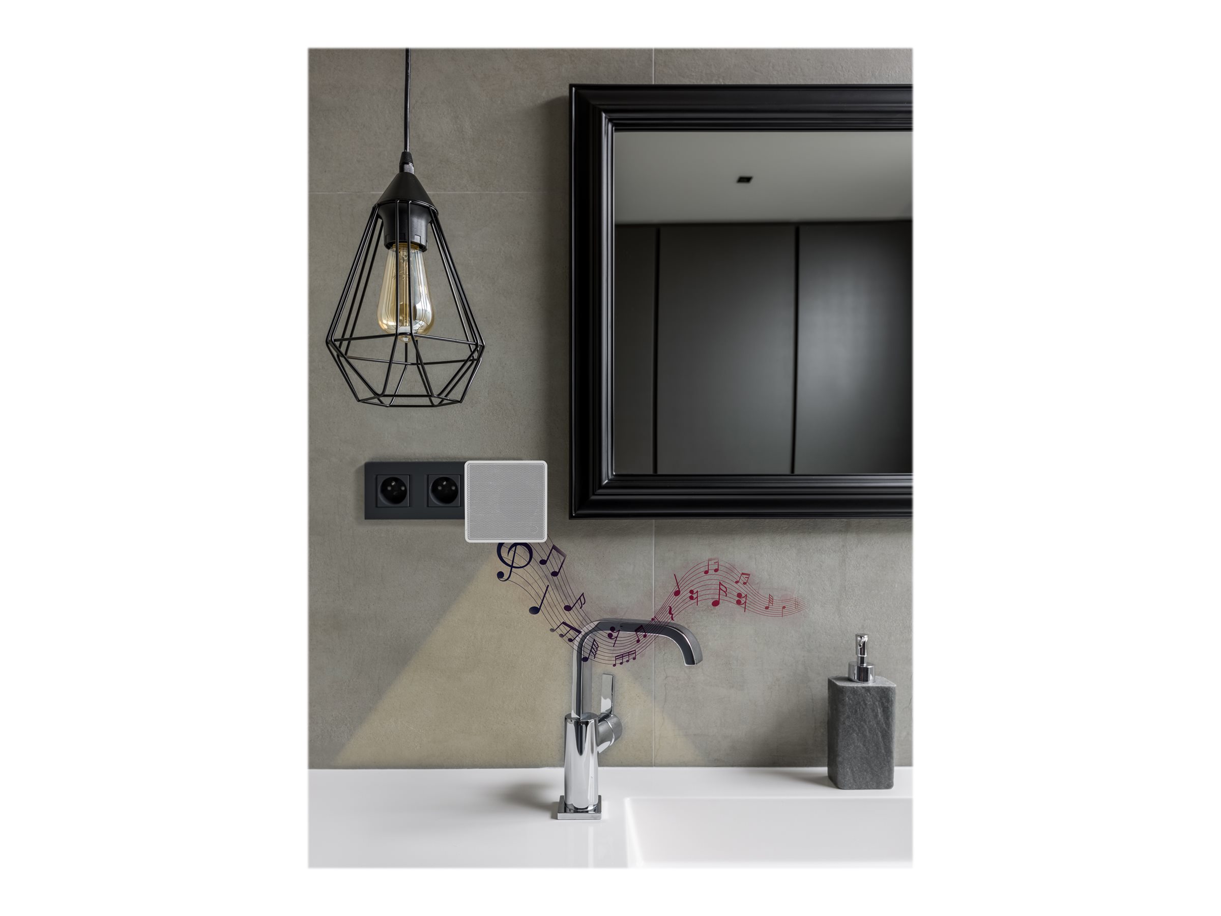 Camry | Compact bluetooth radio | CR 1165 | White - Image 10