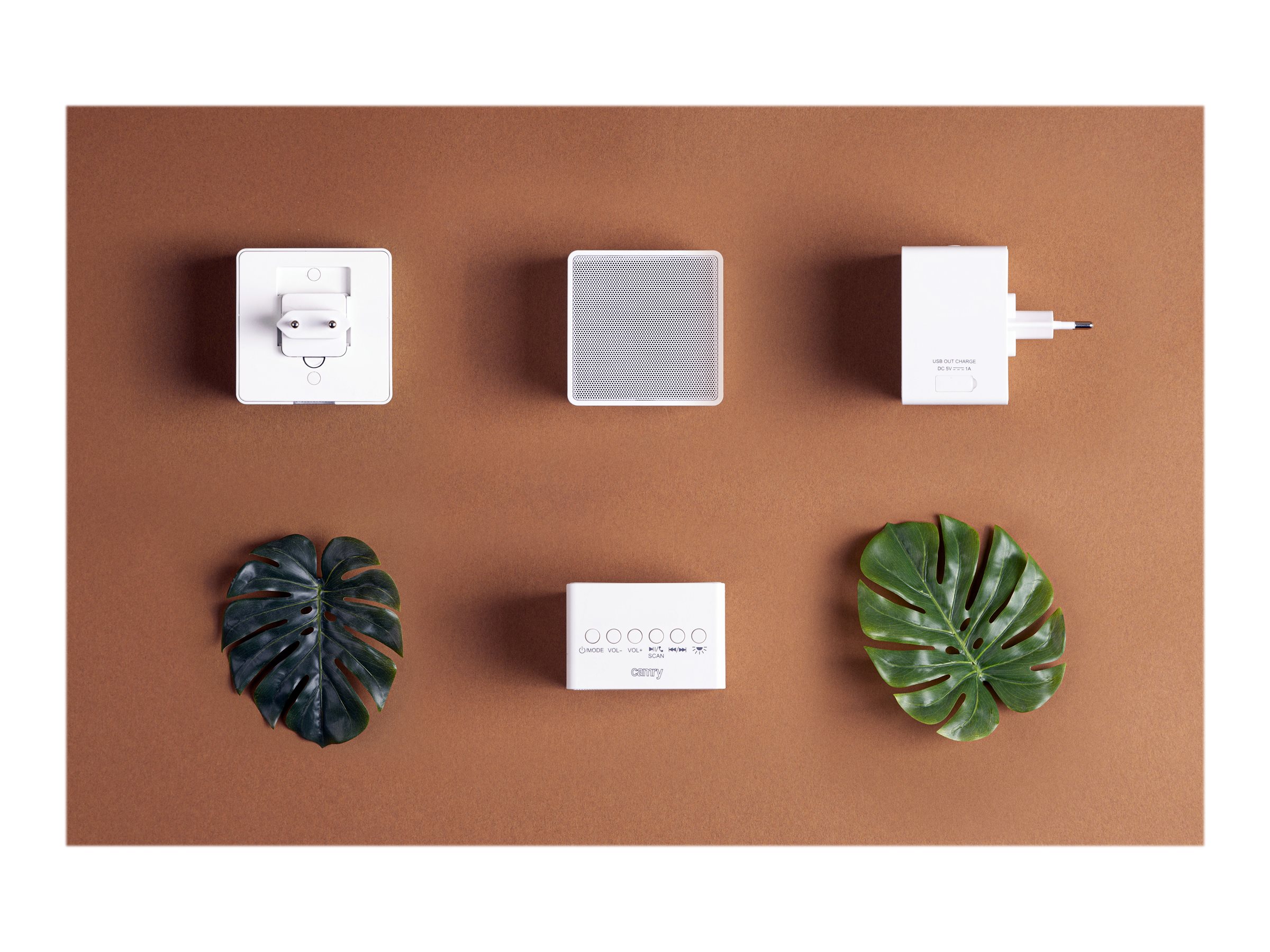 Camry | Compact bluetooth radio | CR 1165 | White - Image 11