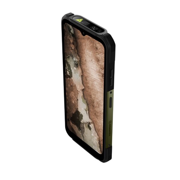 Hammer Construction | 2 Thermal 5G Military Edition | Green | 6.58 " | IPS | 1080 x 2408 pixels | Mediatek | Dimensity 6300 | Internal RAM 8 GB | 256 GB | microSD | Dual SIM | Nano SIM + eSIM | 3G | 4G | 5G | Main camera resolution 108 MP | Secondary camera resolution 32 MP | Android | 14 | 6500 mAh - Image 4