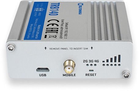 LTE Router | TRB140 | No Wi-Fi | 10/100/1000 Mbit/s | Ethernet LAN (RJ-45) ports 1 | Mesh Support No | MU-MiMO No | 2G/3G/4G | Antenna type 1 x SMA for LTE | 1 x Virtual network interface via micro USB | 24 month(s) - Image 4