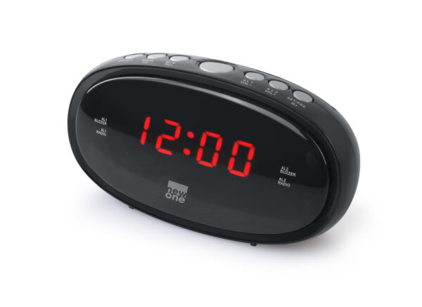 New-One | Clock-radio | CR100 | Alarm function | Black