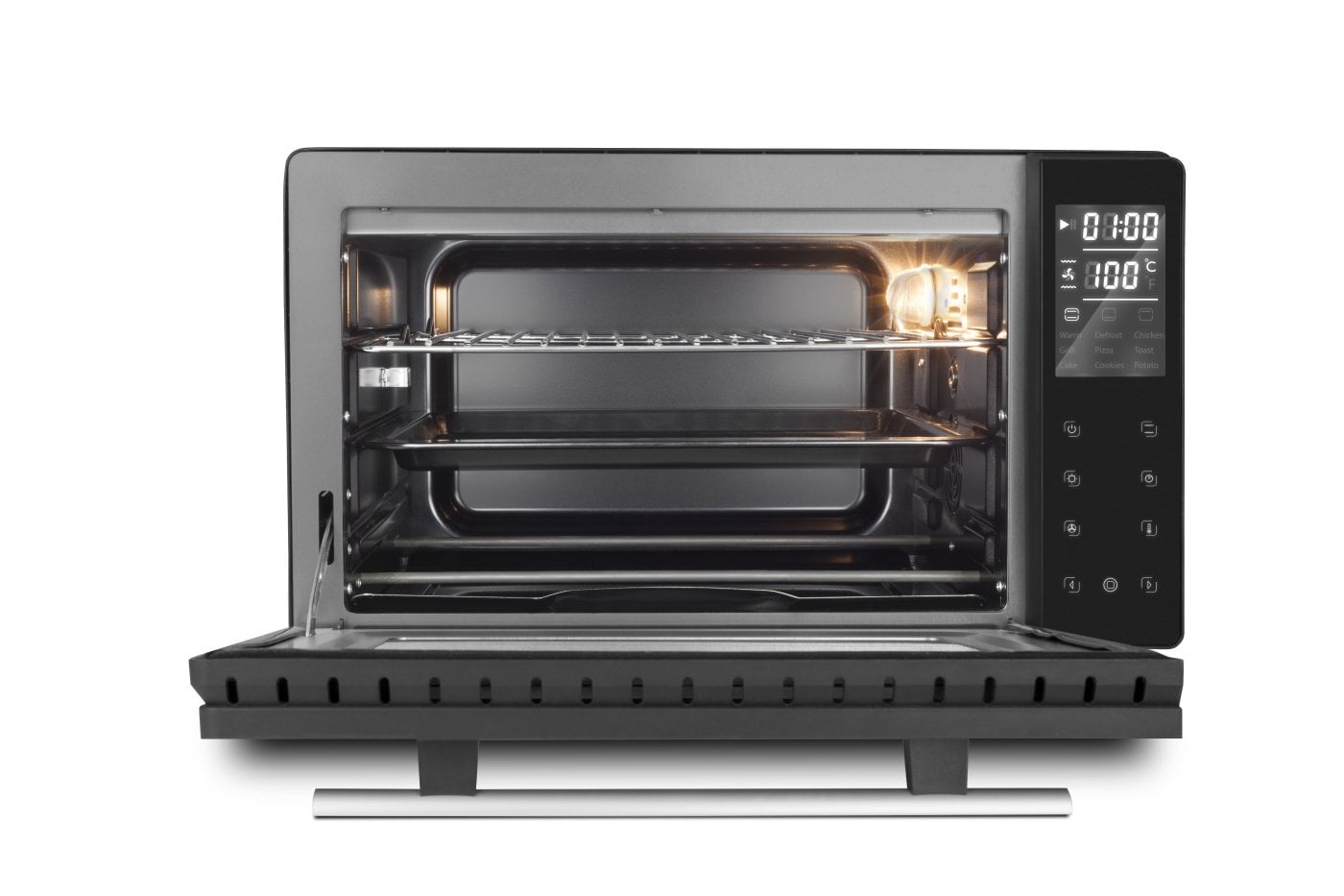 Caso | Electronic oven | TO26 | Convection | 26 L | Free standing | Black - Image 3