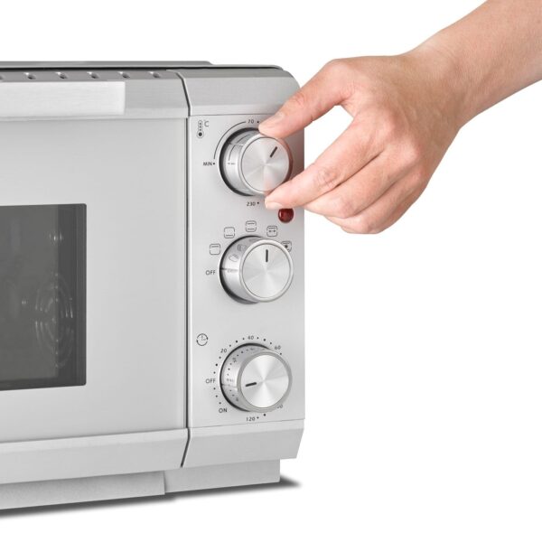 Caso | Compact oven | TO 20 SilverStyle | Easy Clean | Compact | 1500 W | Silver - Image 4