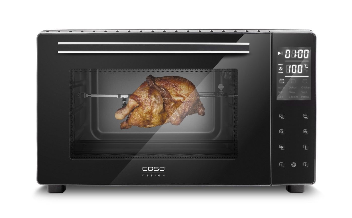 Caso | Electronic oven | TO26 | Convection | 26 L | Free standing | Black - Image 7
