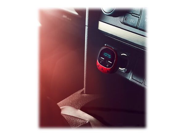Energy Sistem Car FM Transmitter , Red | Energy Sistem - Image 8