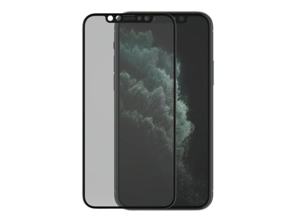 PanzerGlass | P2666 | Screen protector | Apple | iPhone X/Xs/11 Pro | Tempered glass | Black | Confidentiality filter; Full frame coverage; Anti-shatter film (holds the glass together and protects against glass shards in case of breakage); Case Friendly – compatible with all Cases; Anti-glare coating (reduces light reflection); Blue light reduction; Easy Installation with full adhesive; Oleophobic layer (anti-bacterial + anti-fingerprint); 100% touch preservation; Maintains all phone functionalities - Image 4