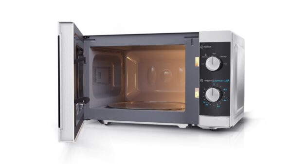 Sharp | Microwave Oven | YC-MS01E-S | Free standing | 20 L | 800 W | Silver - Image 5