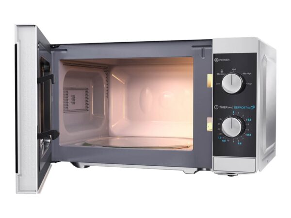 Sharp | Microwave Oven | YC-MS01E-S | Free standing | 20 L | 800 W | Silver - Image 6