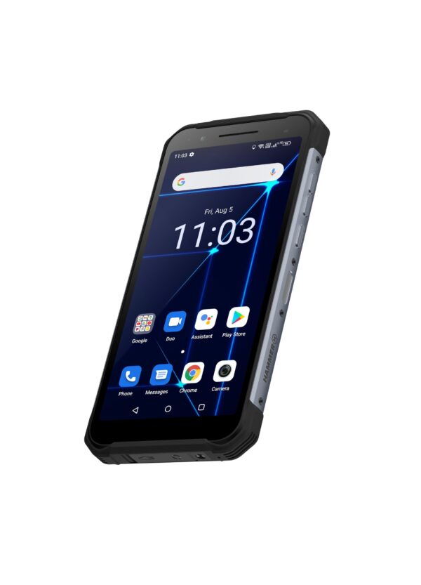 Hammer Construction | Silver | 6 " | IPS | 1080 x 2160 pixels | Mediatek | G85 | Internal RAM 6 GB | 128 GB | microSD | Dual SIM | Nano SIM | 3G | 4G | Main camera resolution 16 MP | Secondary camera resolution 8 MP | Android | 12 | 6000 mAh - Image 3
