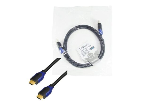 Logilink CH0061 HDMI Cable 2.0 bulk M/M 1.0m black | Logilink | HDMI (type A) male | HDMI (type A) male | HDMI to HDMI | 1 m - Image 10