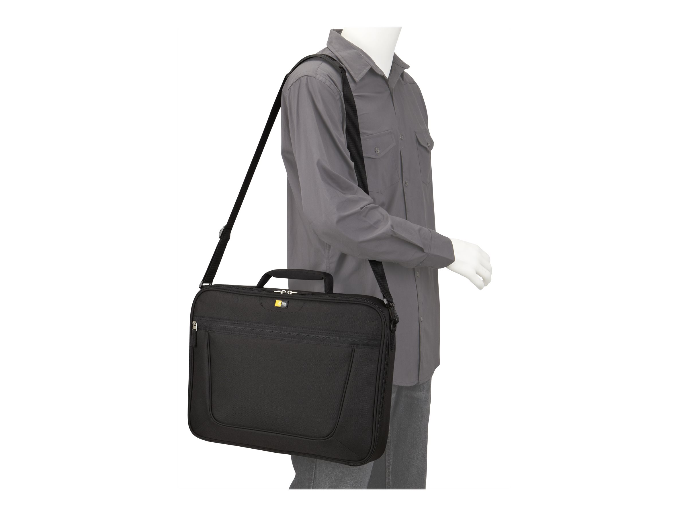 Case Logic | VNCI217 | Fits up to size 17.3 " | Messenger - Briefcase | Black | Shoulder strap - Image 18