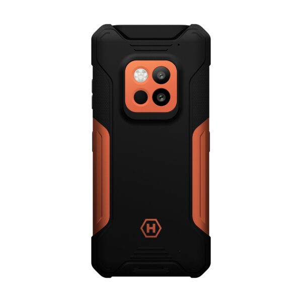 Hammer Construction | 2 Thermal 5G | Orange | 6.58 " | IPS | 1080 x 2408 pixels | Mediatek | Dimensity 6300 | Internal RAM 8 GB | 256 GB | microSD | Dual SIM | Nano SIM + eSIM | 3G | 4G | 5G | Main camera resolution 108 MP | Secondary camera resolution 32 MP | Android | 14 | 6500 mAh - Image 4