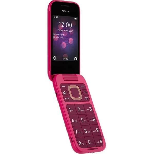 Nokia | 2660 DS | Pop Pink | 2.8 " | TFT LCD | 48 MB | 128 MB | Dual SIM | Nano-SIM | 3G | Bluetooth | 4.2 | USB version microUSB 2.0 | Built-in camera | Main camera resolution 0.3 MP | 1450 mAh - Image 4