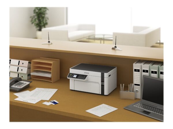 Epson Multifunction compact printer | EcoTank M2120 | Inkjet | Mono | A4 | Wi-Fi | White - Image 31