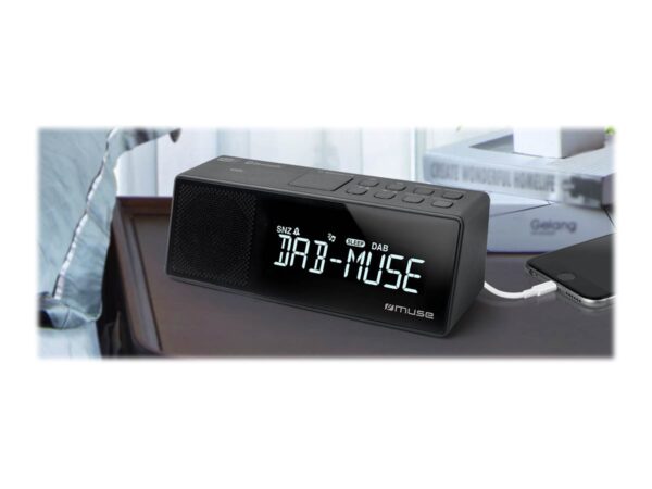 Muse M-172DBT DAB+ / FM RDS Radio, Portable, Black | Muse | M-172 DBT | Alarm function | NFC features | Black - Image 4