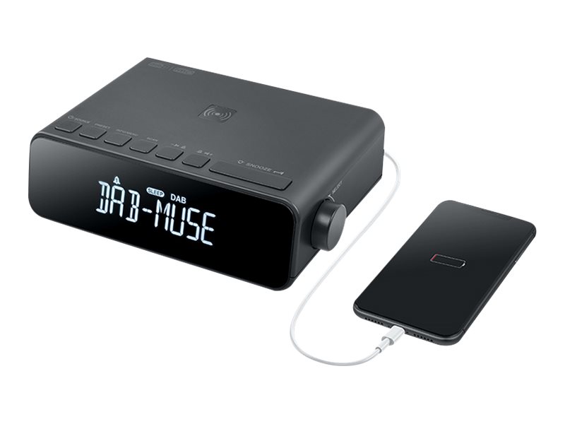 Muse | DAB+/FM RDS Radio | M-175 DBI | Alarm function | AUX in | Black - Image 2
