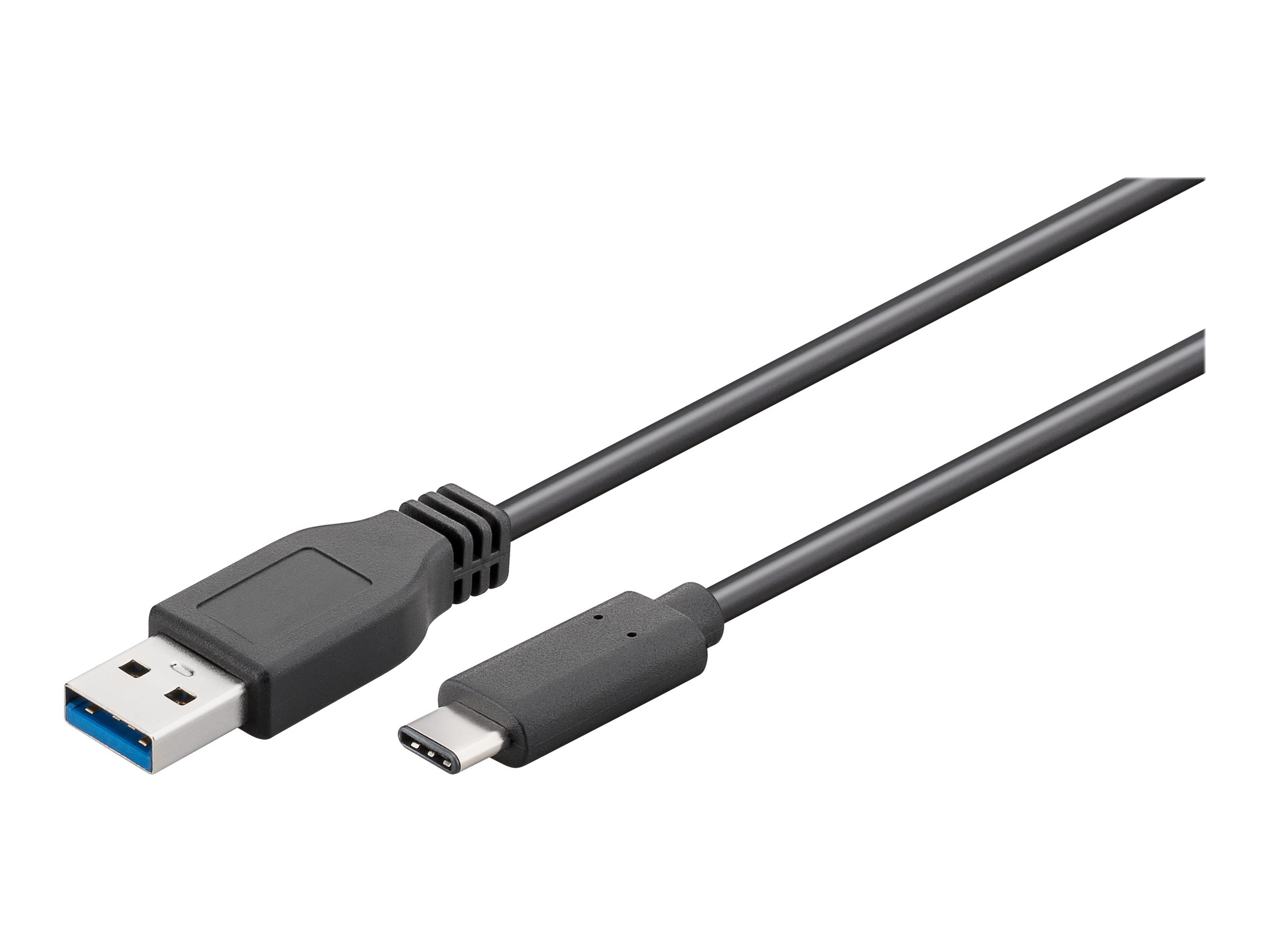 Goobay 71221 USB-C to USB A 3.0 cable, black, 2m | Goobay | USB-C to USB-A USB-C male | USB 3.0 male (type A) - Image 2