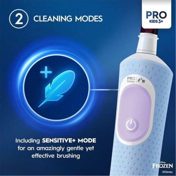 Oral-B Electric Toothbrush | Vitality Pro Frozen | Rechargeable | For children | Number of brush heads included 1 | Number of teeth brushing modes 2 - Image 3