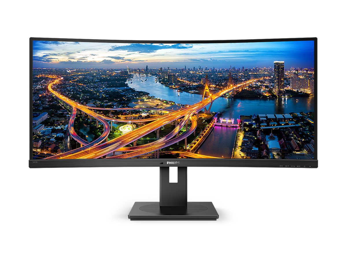 Philips | Curved UltraWide | 345B1C | 34 " | VA | WQHD | 21:9 | 100 Hz | 5 ms | 3440 x 1440 | 300 cd/m² | HDMI ports quantity 1 | Black | Warranty 24 month(s) - Image 6