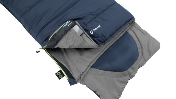 Outwell | Contour Junior | Sleeping Bag | 170 x 70 cm | Left Zipper - Image 6