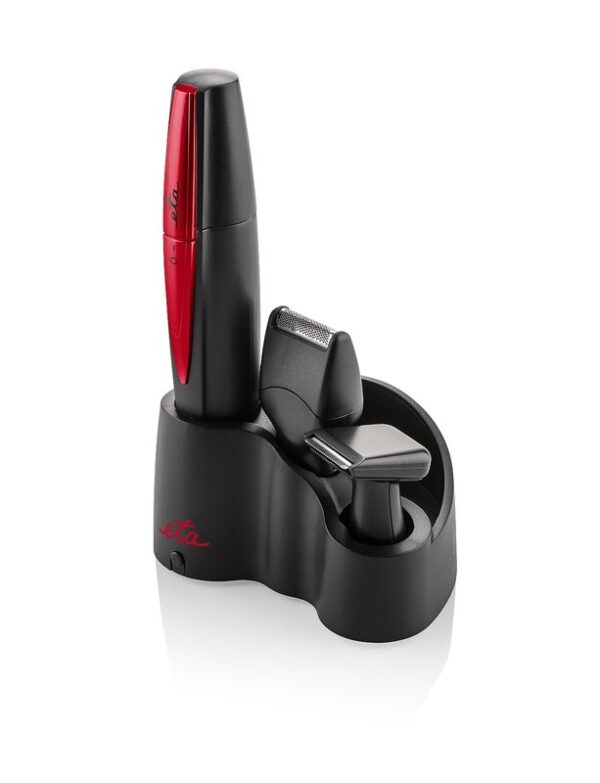 ETA | Trimmer | ETA434190000 Luis | Nose Hair Trimmer | Black/Red - Image 3