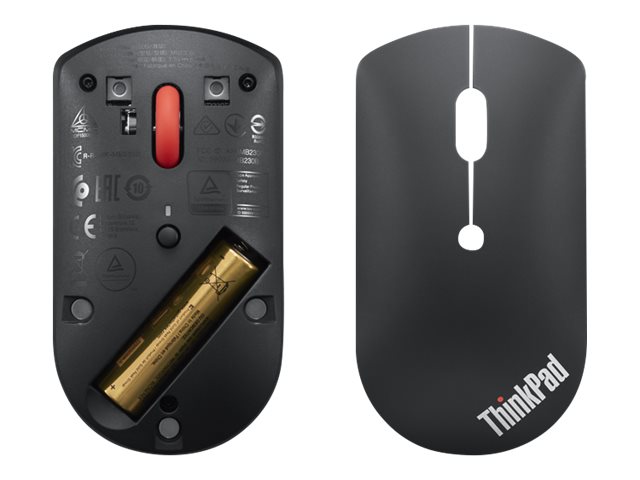 Lenovo | ThinkPad Bluetooth Silent Mouse | Wireless | Bluetooth 5.0 | Black | 1 year(s) - Image 4