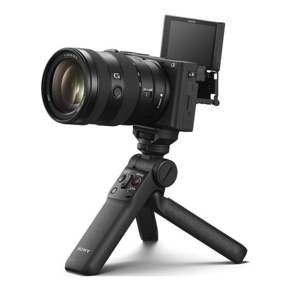Sony | Shooting Grip | GP-VPT2BT | No cables required (Bluetooth-wireless); Dust and moisture resistant; Flexible tilt function; Quick, easy direction changes; Becomes a stable tripod, leaving both hands free for vlogging and other applications - Image 7