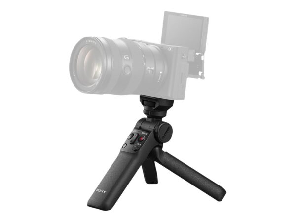 Sony | Shooting Grip | GP-VPT2BT | No cables required (Bluetooth-wireless); Dust and moisture resistant; Flexible tilt function; Quick, easy direction changes; Becomes a stable tripod, leaving both hands free for vlogging and other applications - Image 4
