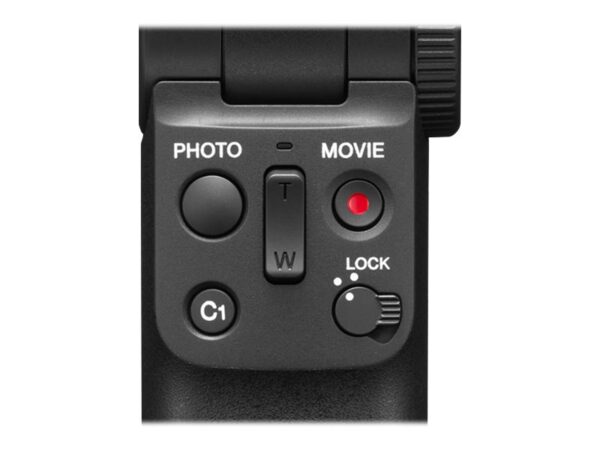 Sony | Shooting Grip | GP-VPT2BT | No cables required (Bluetooth-wireless); Dust and moisture resistant; Flexible tilt function; Quick, easy direction changes; Becomes a stable tripod, leaving both hands free for vlogging and other applications - Image 6