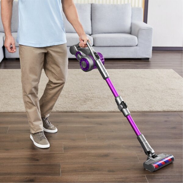 Jimmy | Vacuum Cleaner | JV85 Pro | Cordless operating | Handstick and Handheld | 600 W | 28.8 V | Operating time (max) 70 min | Purple/Grey | Warranty 24 month(s) | Battery warranty 12 month(s) - Image 5