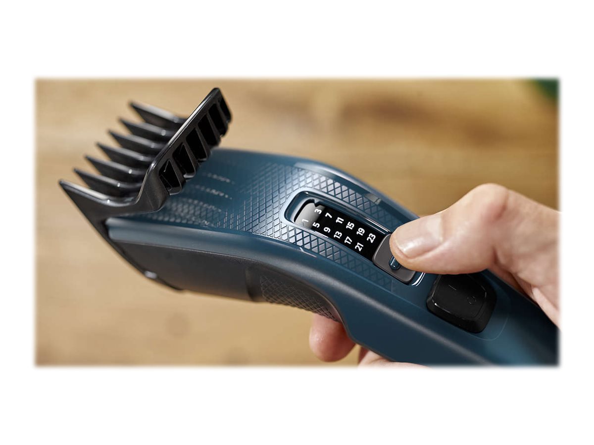 Philips | Hair clipper | HC3505/15 | Corded | Number of length steps 13 | Step precise 2 mm | Black/Blue - Image 10