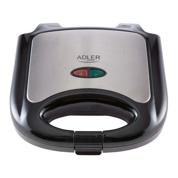 Adler | Sandwich maker | AD 3015 | 750 W | Number of plates 1 | Number of pastry 2 | Black